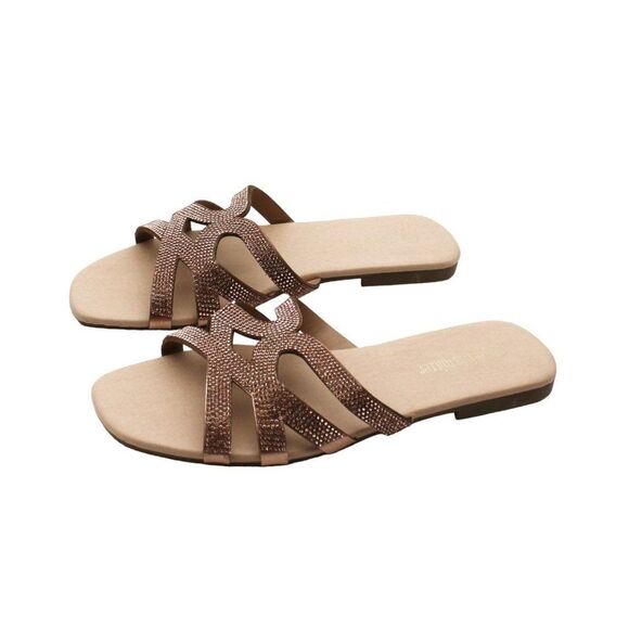 Olivia Miller Womens Falerna Strappy Slide Flat Sandals - Picture 4 of 7
